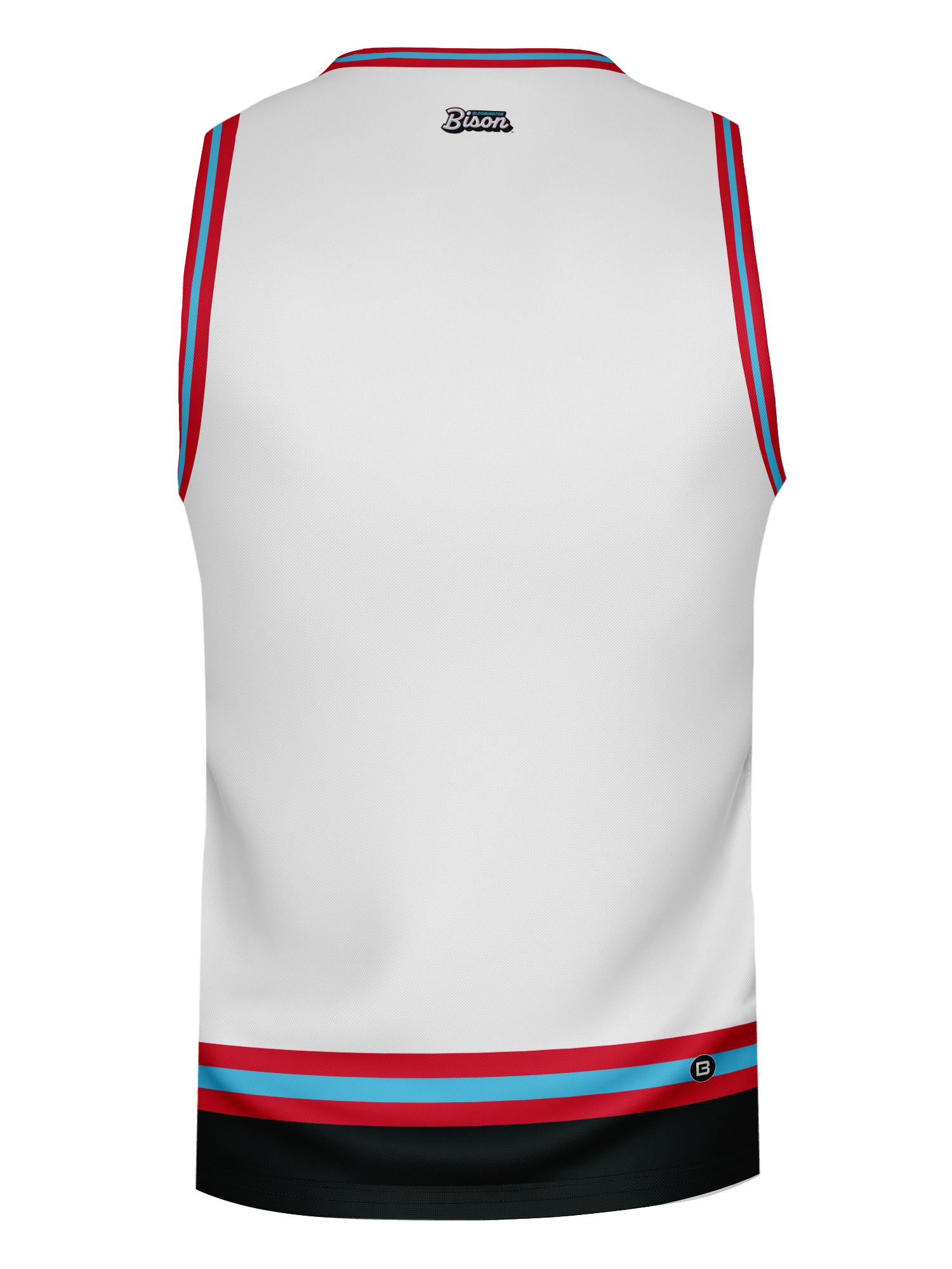 Bison White Alternate Hockey Tank