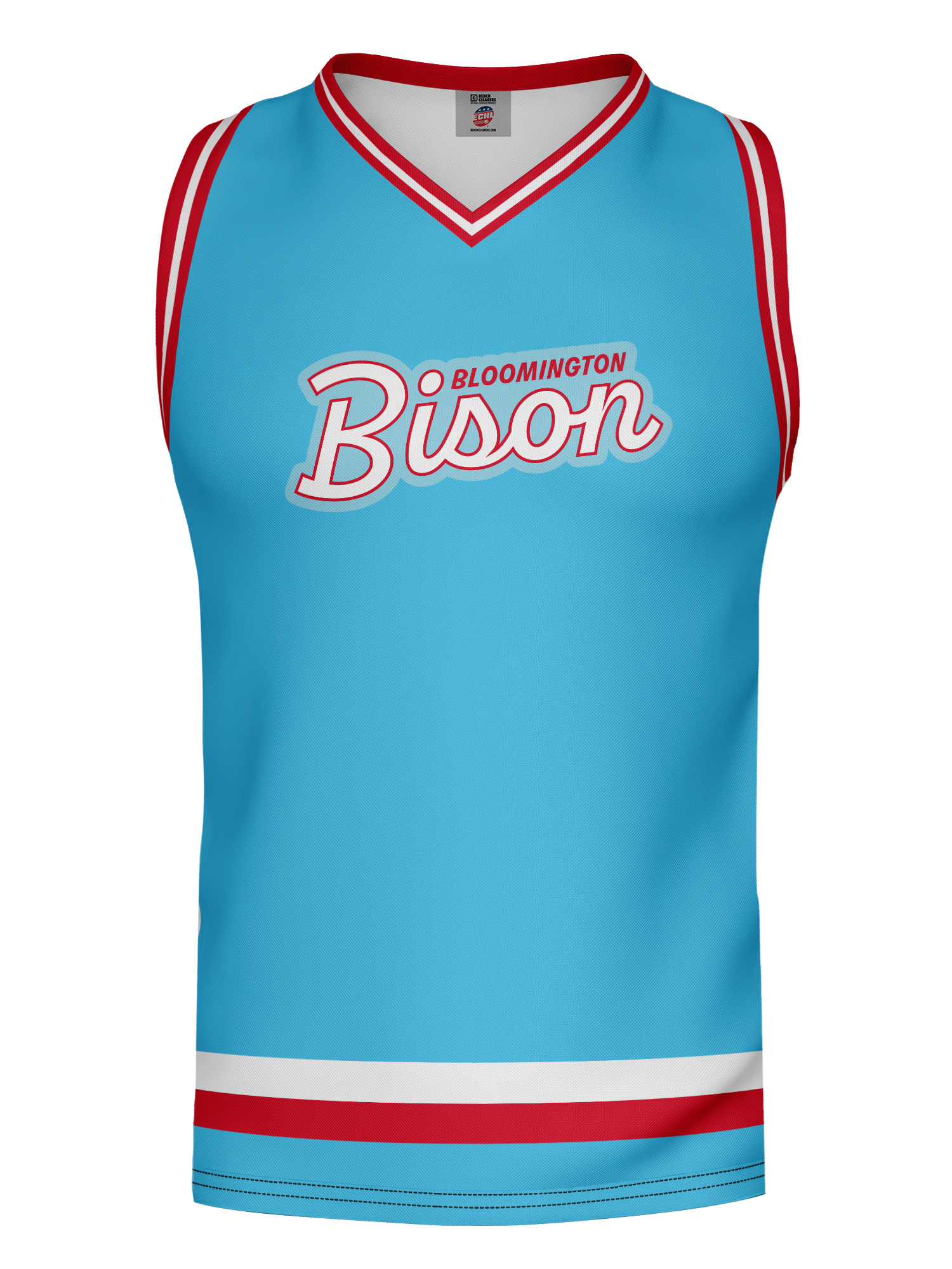 Bison Powder Blue Alternate Hockey Tank