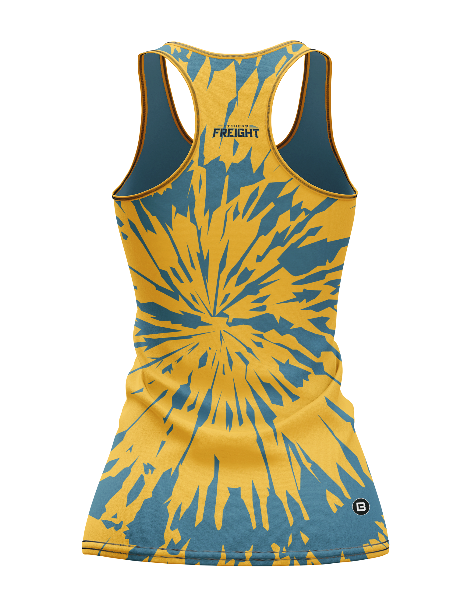 Freight Tie-Dye Women's Racerback Gameday Tank