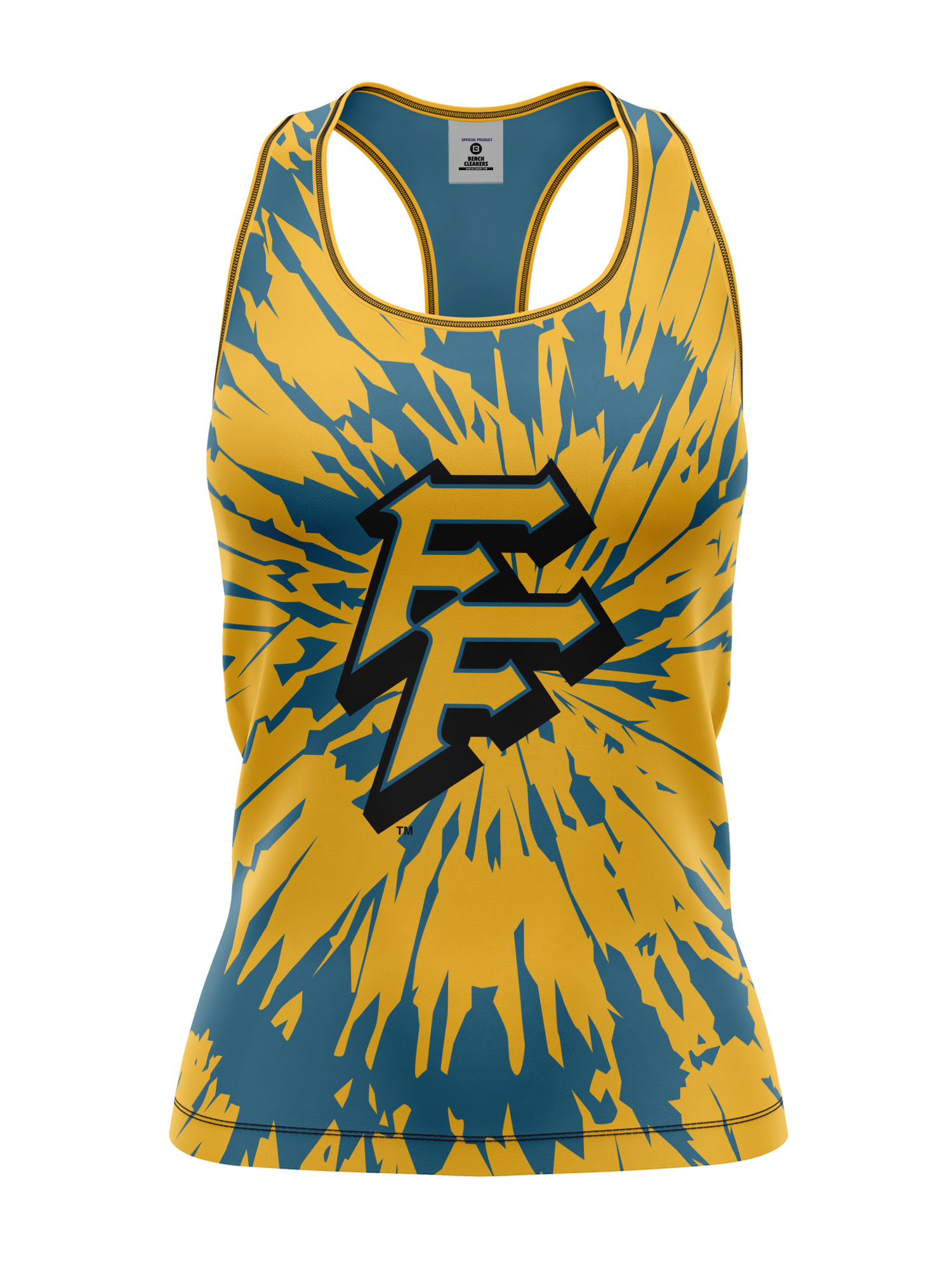 Freight Tie-Dye Women's Racerback Gameday Tank