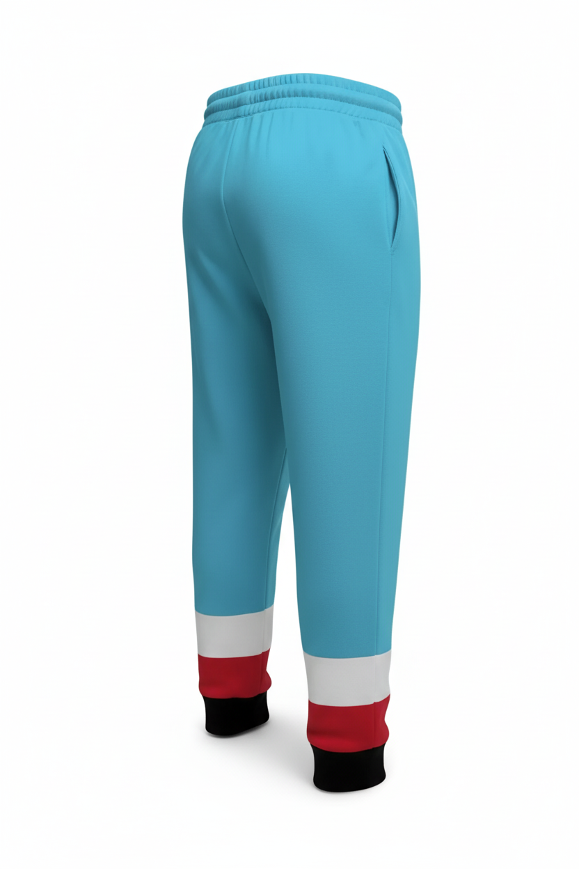 Bison Powder Blue Alternate Hockey Jogger Pants