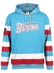 Bison Powder Blue Alternate Hockey Hoodie