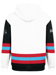Bison White Hockey Hoodie