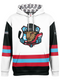Bison White Hockey Hoodie