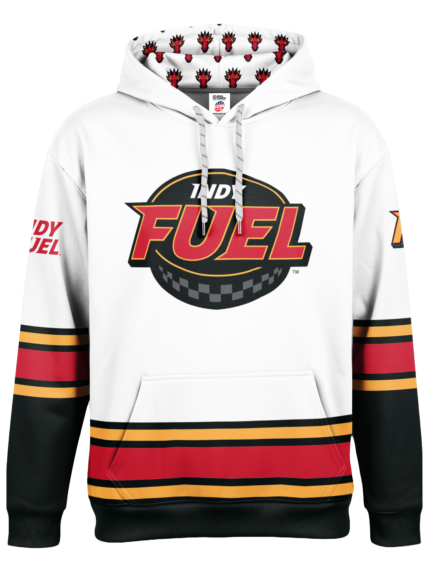 Fuel White Hockey Hoodie