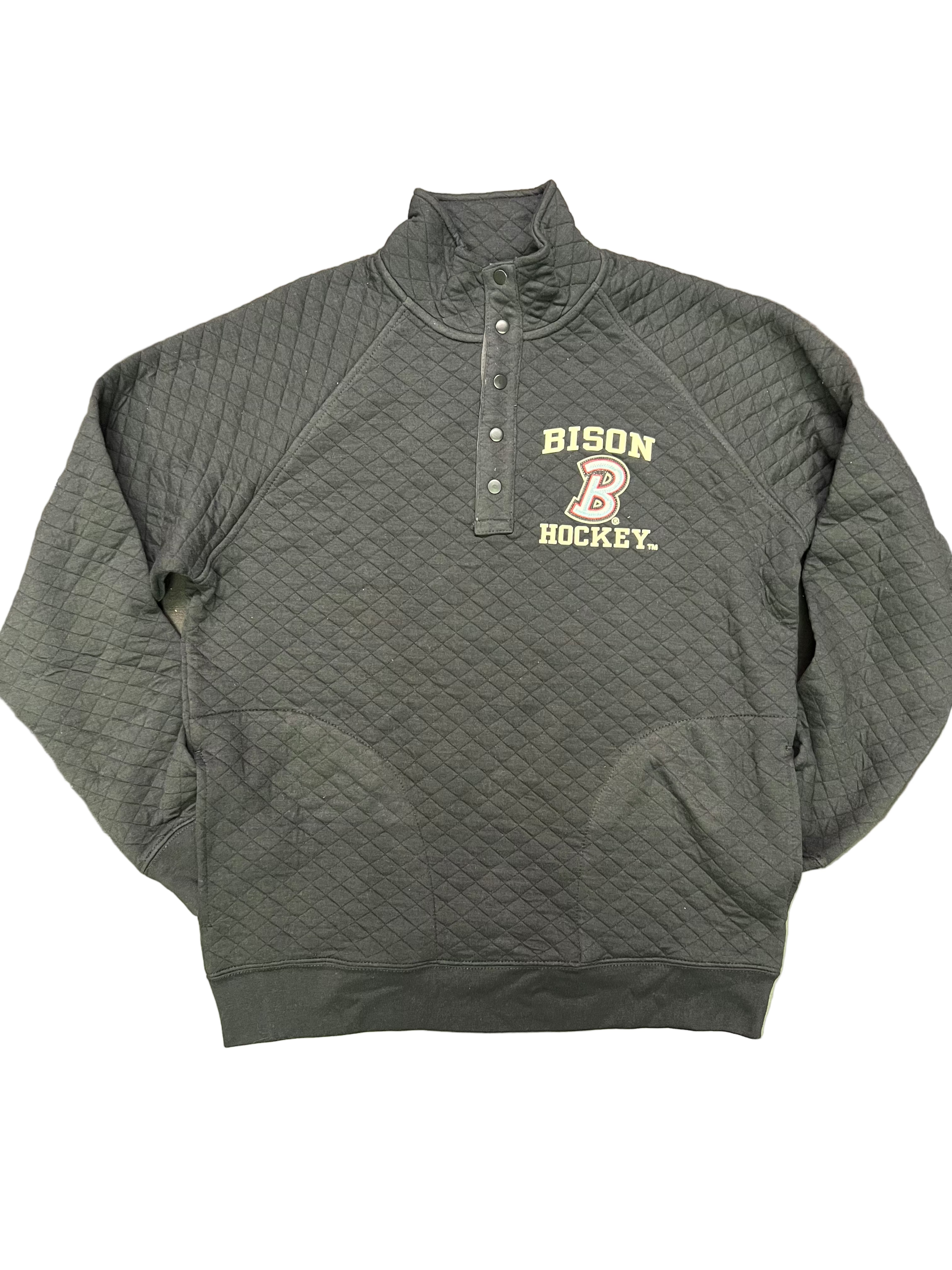 Bison Chain Mail Oxford Quilted Pullover