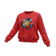 Bison Youth Girls Waffle Long Sleeve Tee