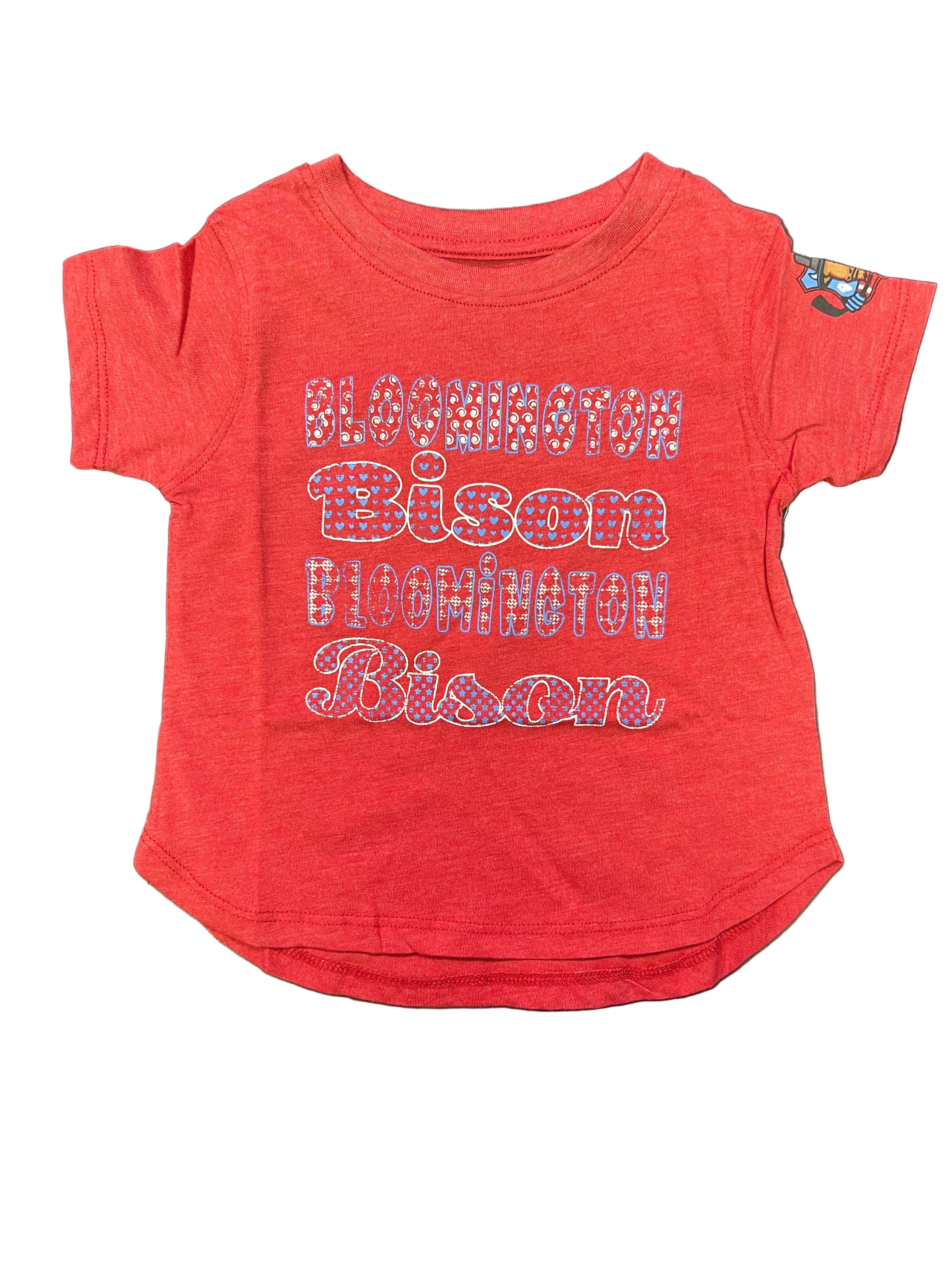 Bison Toddler Girls Princess Tee