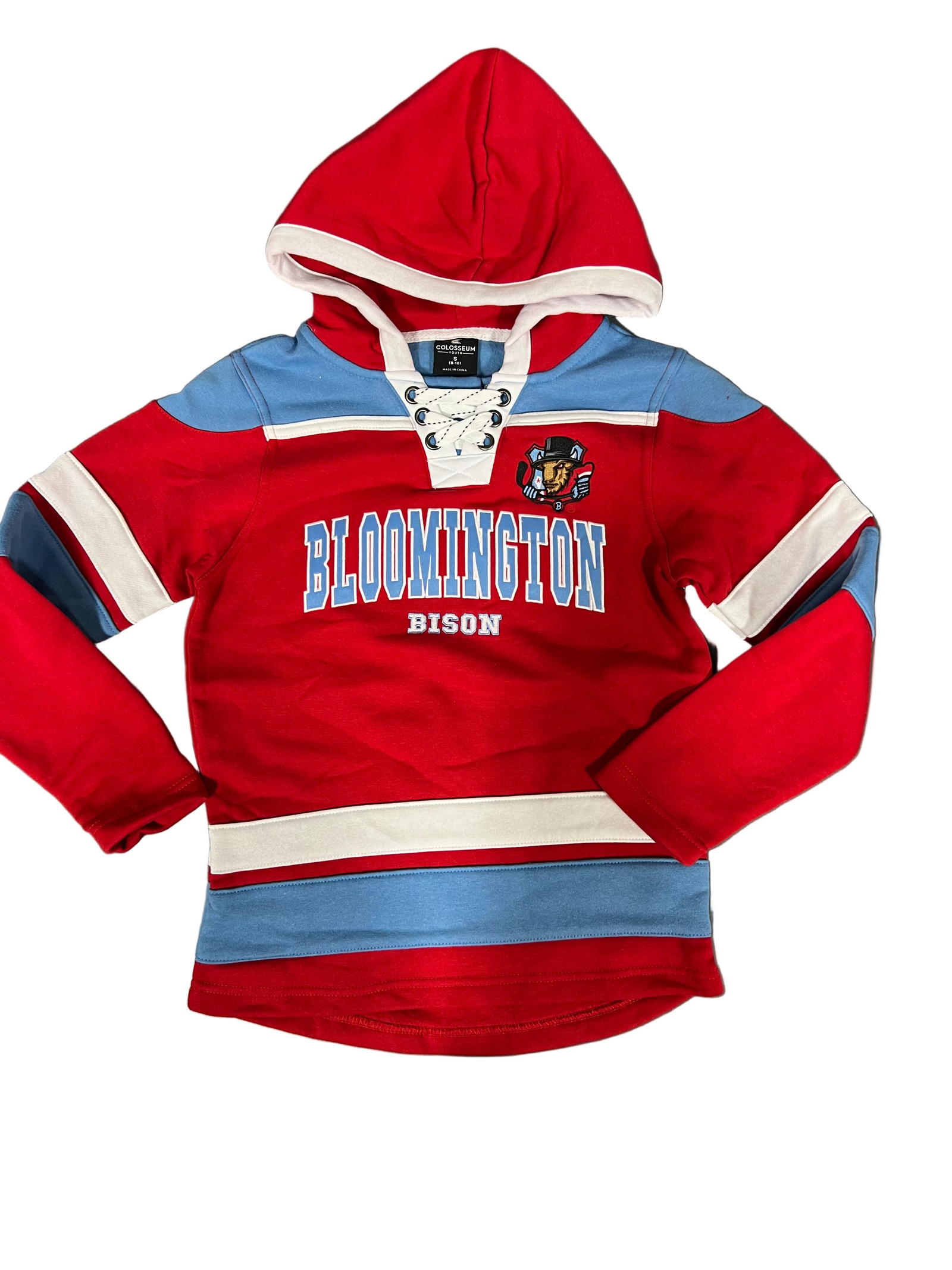Bison Youth Rivalry Red/Blue Hoodie