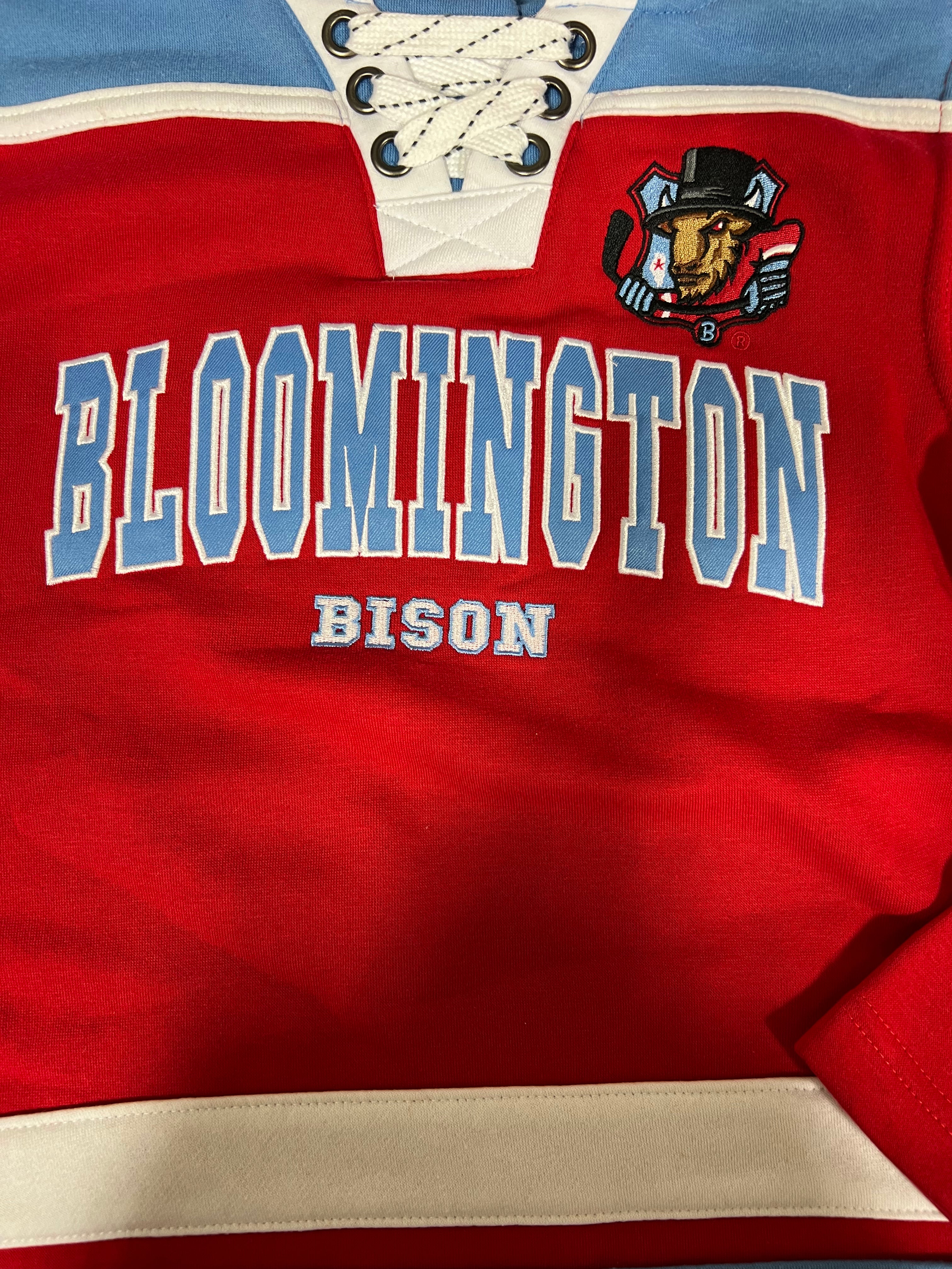 Bison Youth Rivalry Red/Blue Hoodie