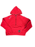 red 1/2zip hoodie