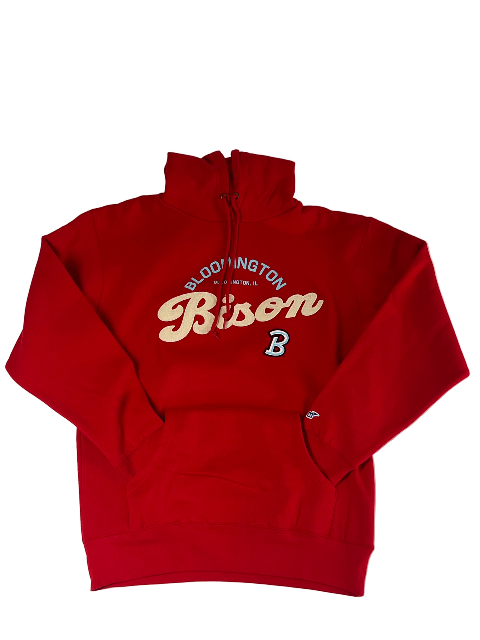 bison, red hoodie, Bloomington