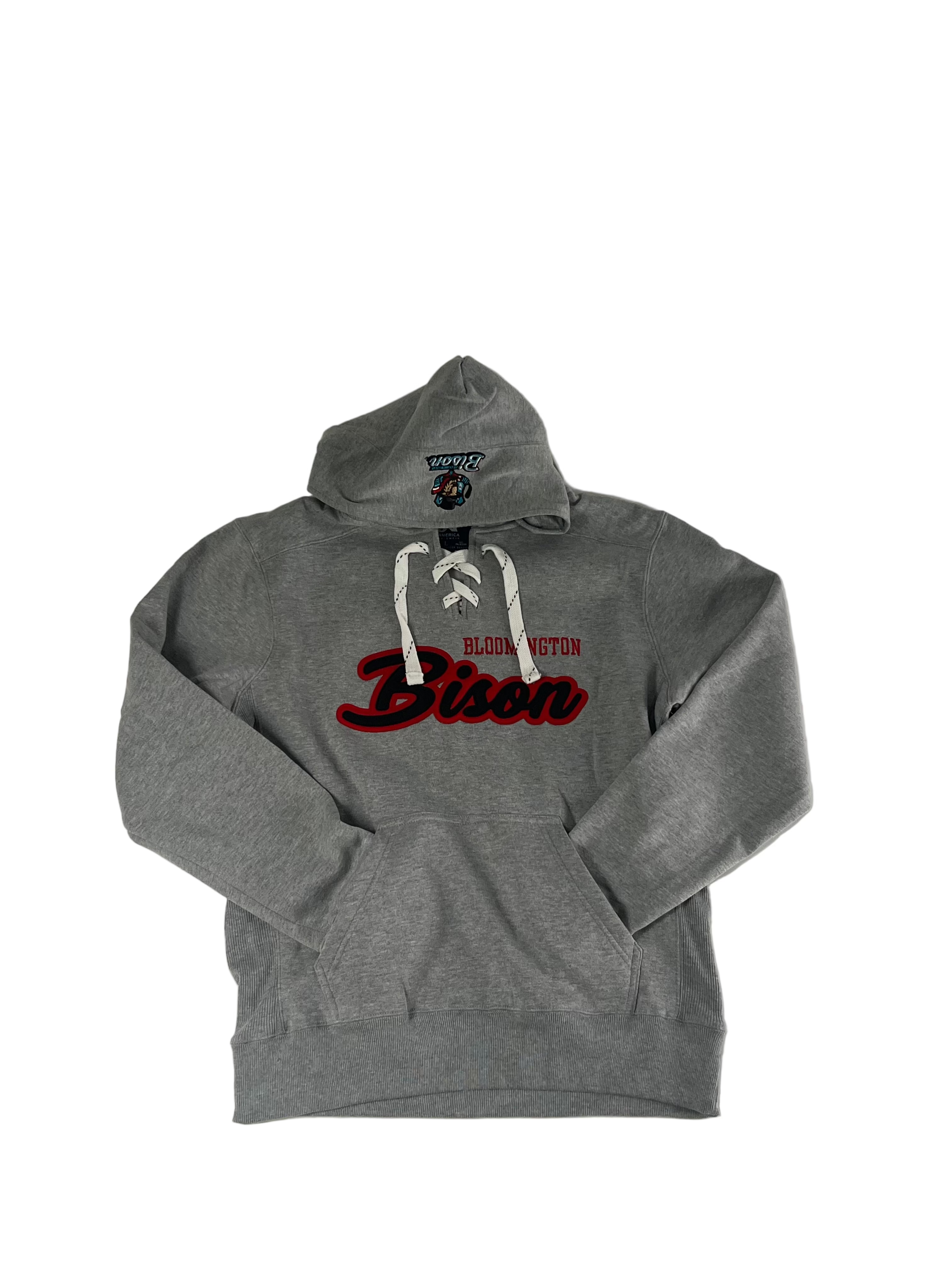 Bison Oxford Laced Hoodie