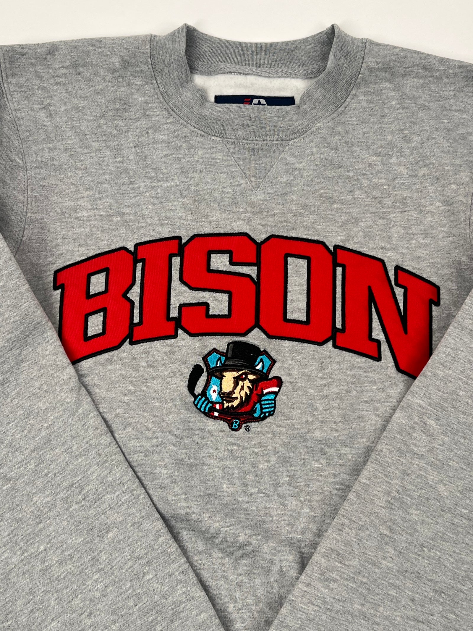 Bison Oxford Fleece Crew