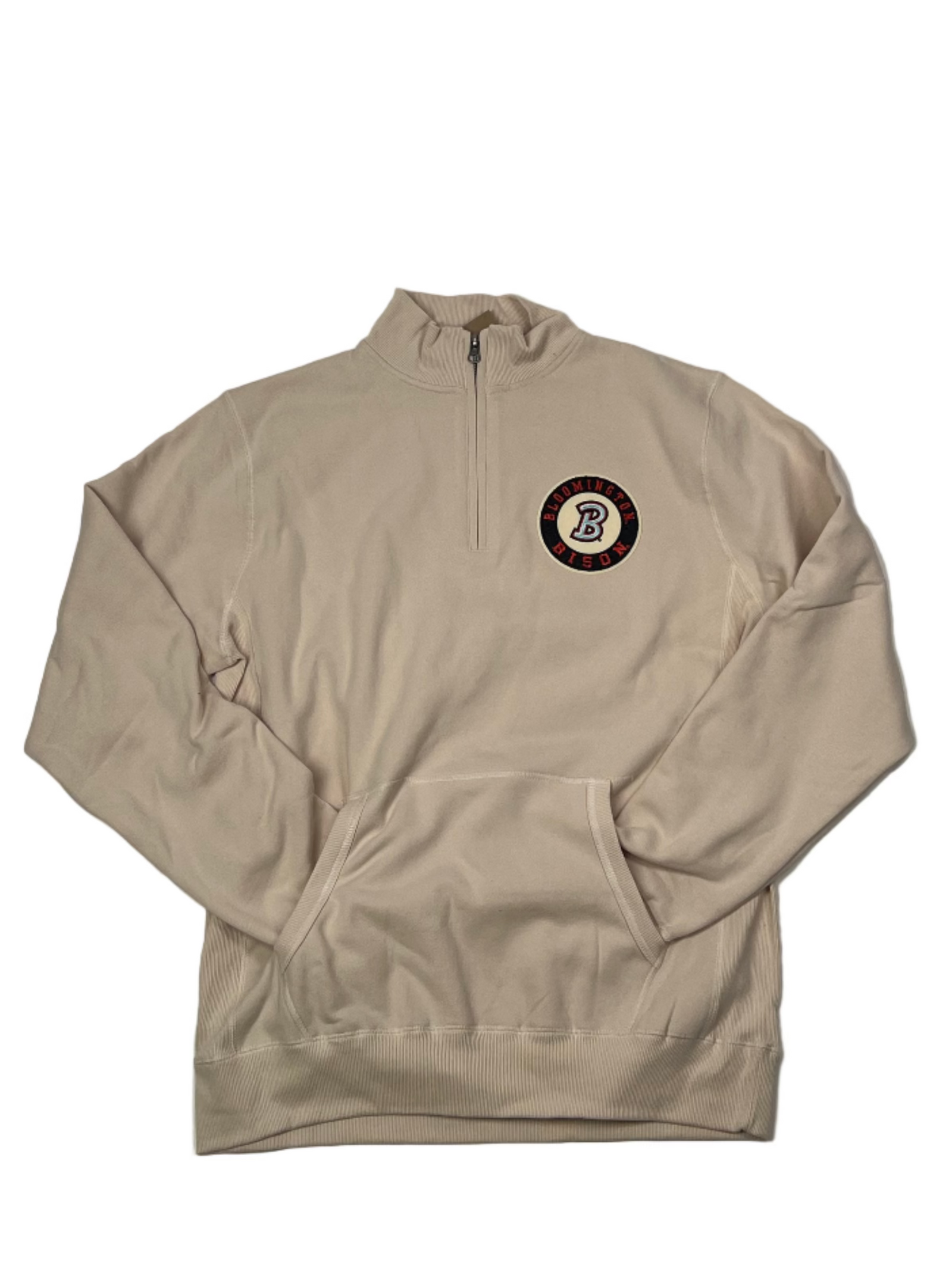 Bison Cappuccino Fleece 1/4 zip