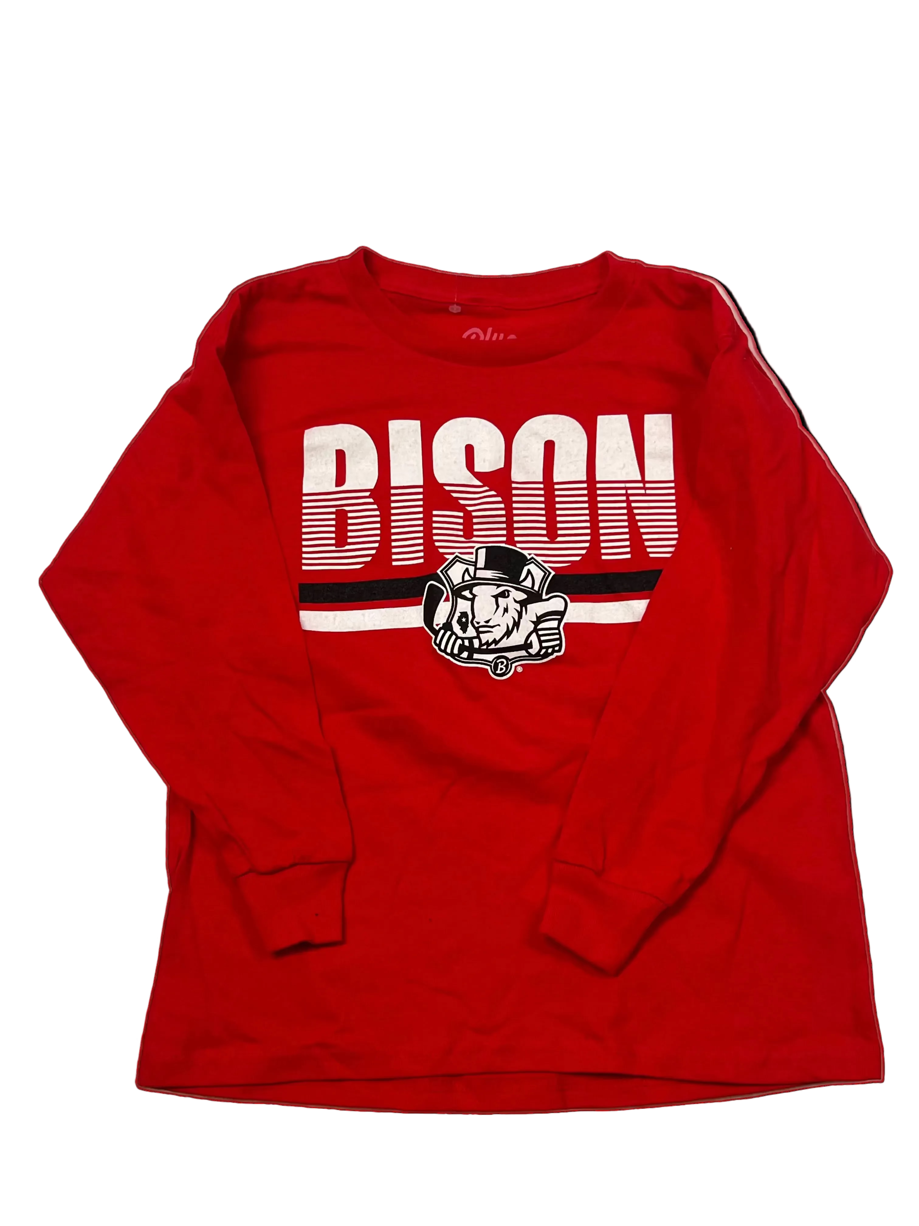 Bison Youth Red Zone Long Sleeve Tee