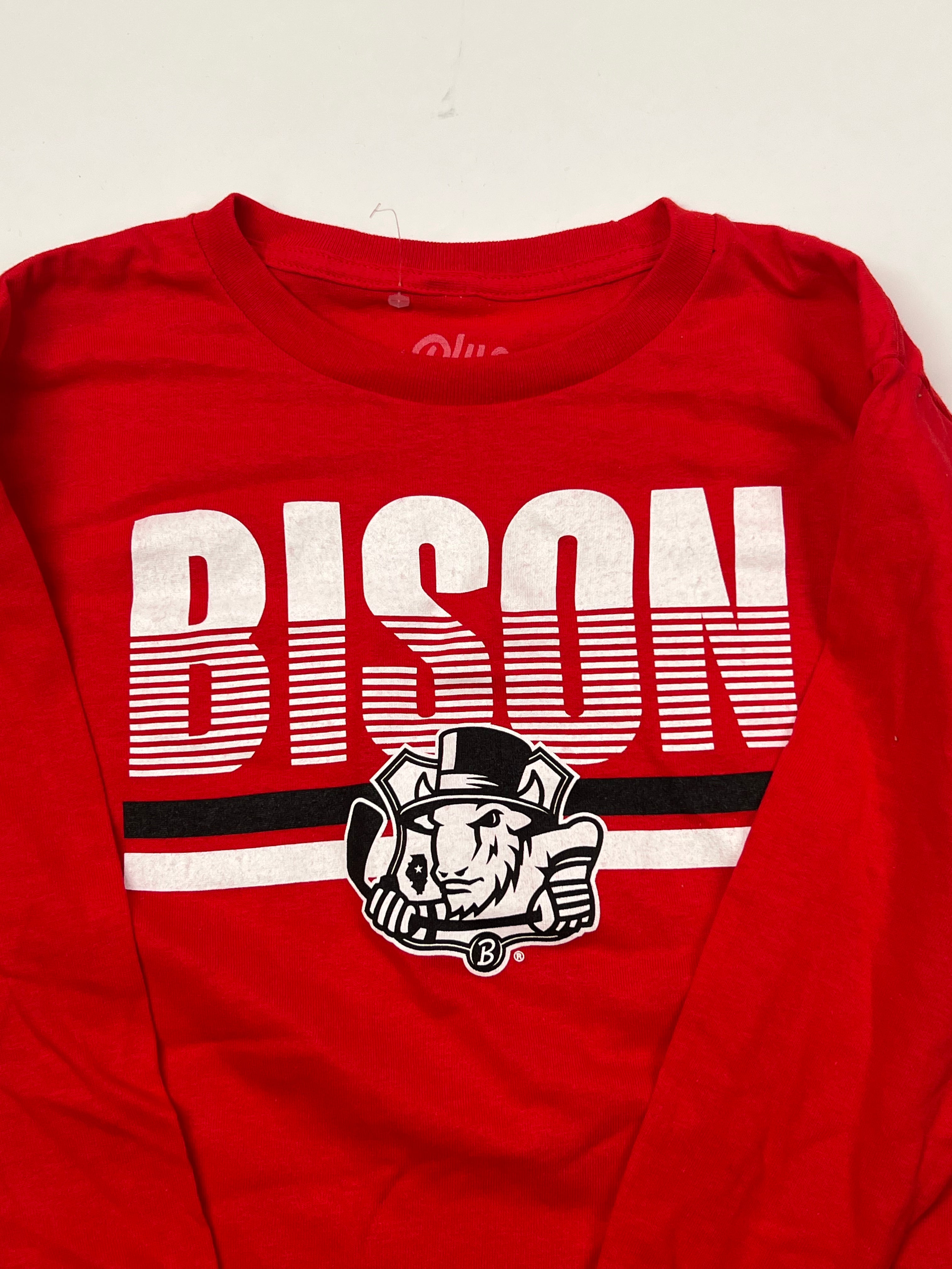 Bison Youth Red Zone Long Sleeve Tee
