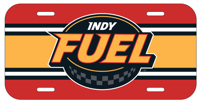Fuel 6 x 12 Plastic License Plate