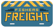 Freight Wordmark 6x12 Plastic License Plate