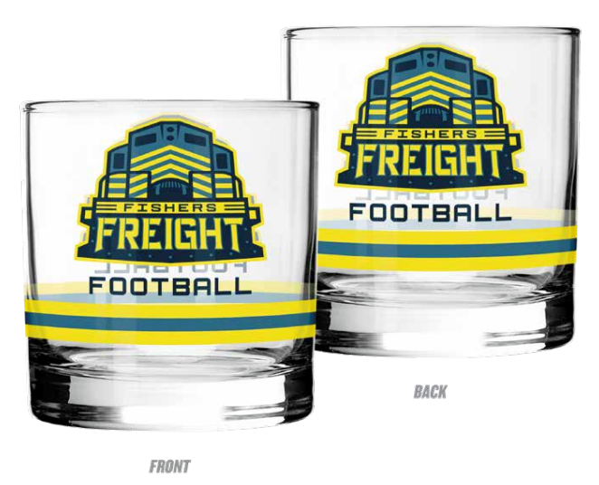 Freight Double-sided 10oz Rocks Glass