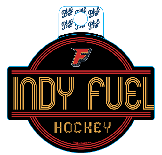 Fuel Fun Stripes Sticker