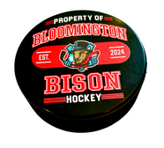 Bison "Property Of" Puck