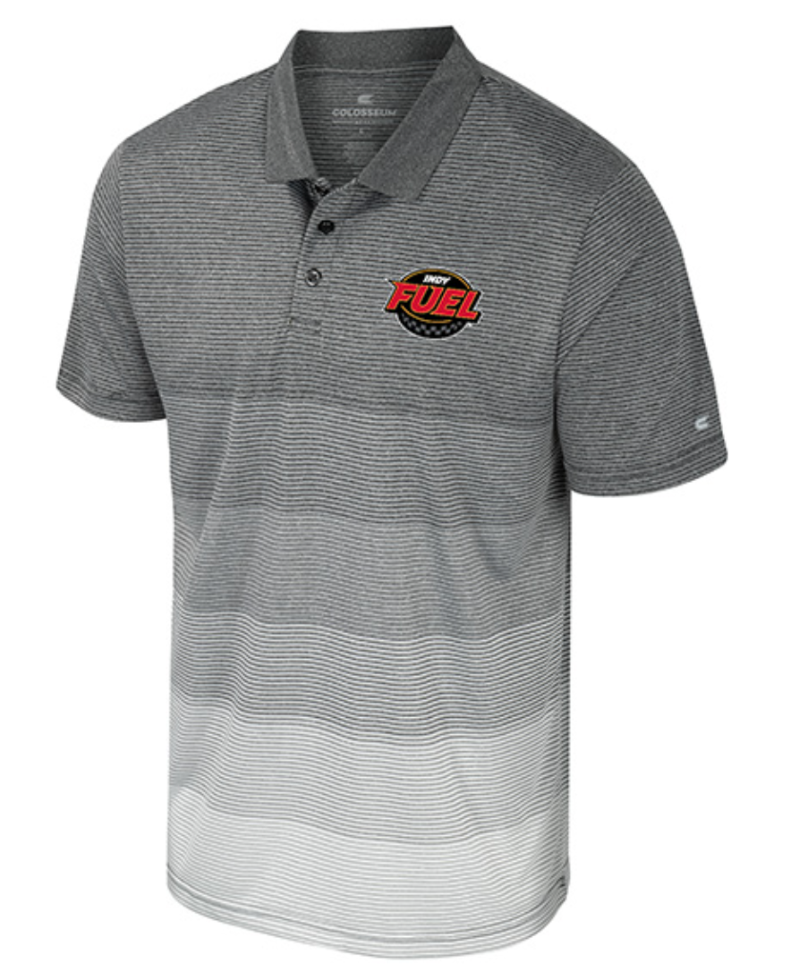 Fuel AI Striped Mesh Polo