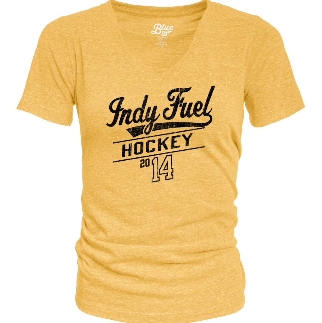 Fuel Women's Gold V-Neck Tee
