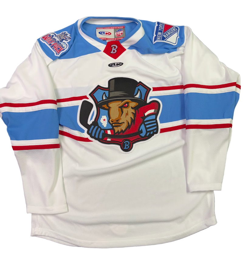 Bison 2025-26 White Replica Jersey