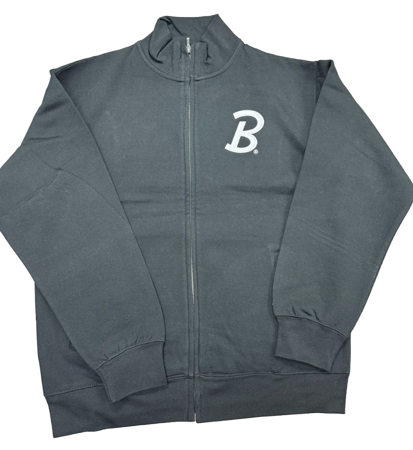 Bison Black Cadet Full Zip Jacket