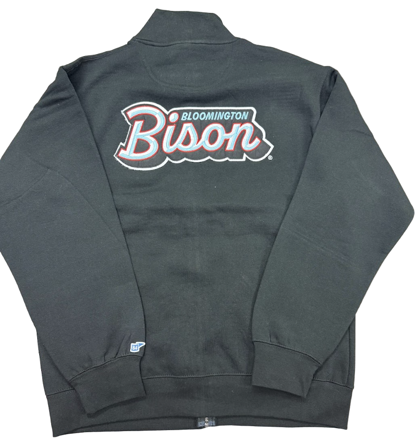 Bison Black Cadet Full Zip Jacket