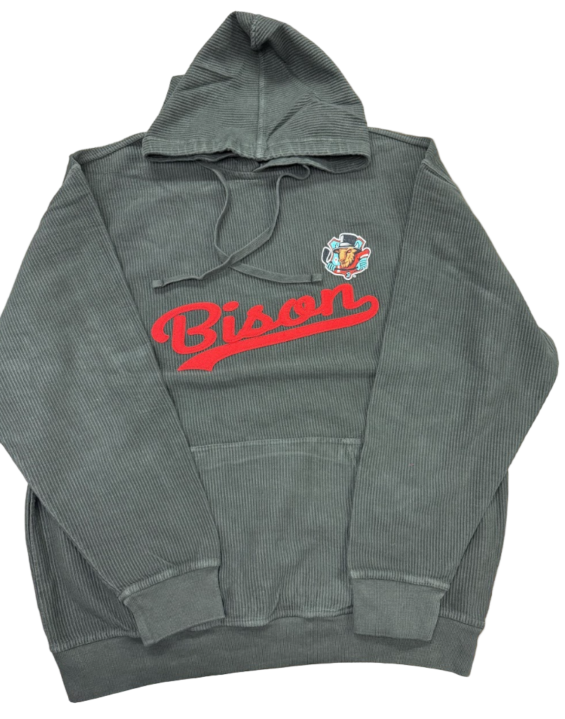 Bison Black Corded Hood