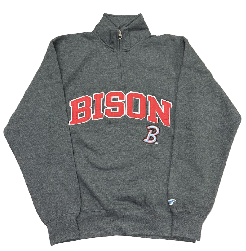 Bison Charcoal Big Detroit 1/4 Zip