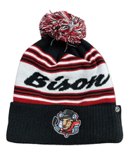 Bison EZScript Black & White Knit Hat