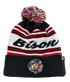 Bison EZScript Black & White Knit Hat