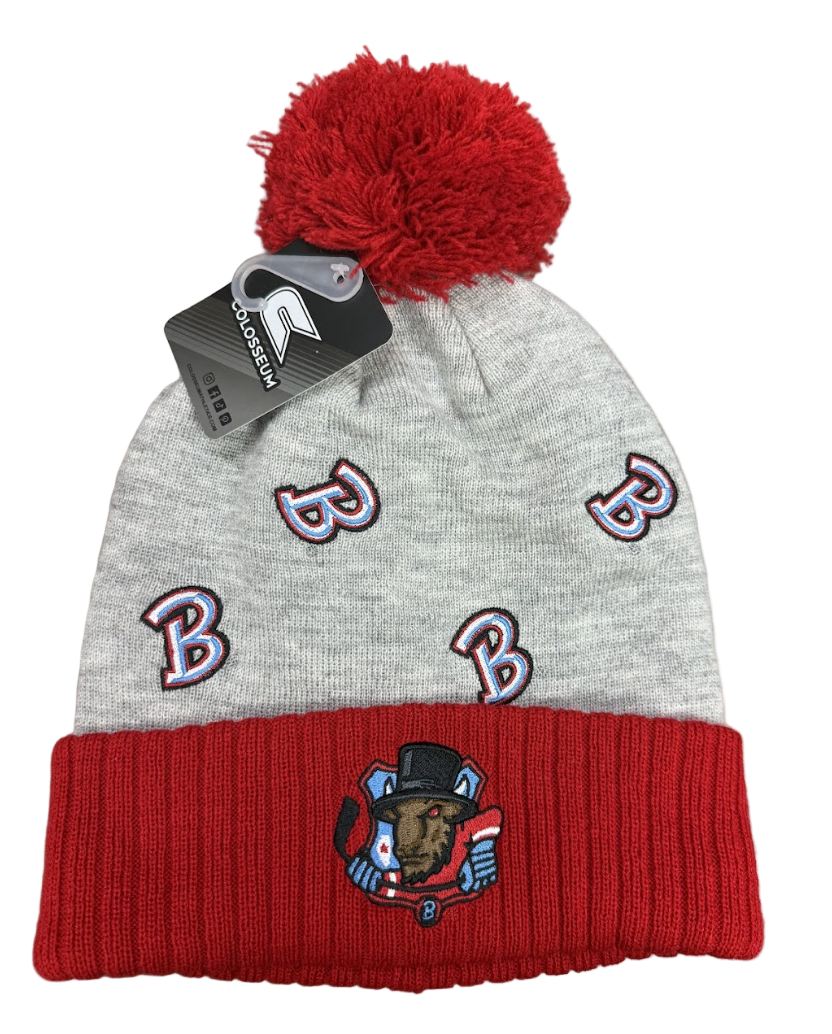 Bison "Back To Business" Pom Beanie