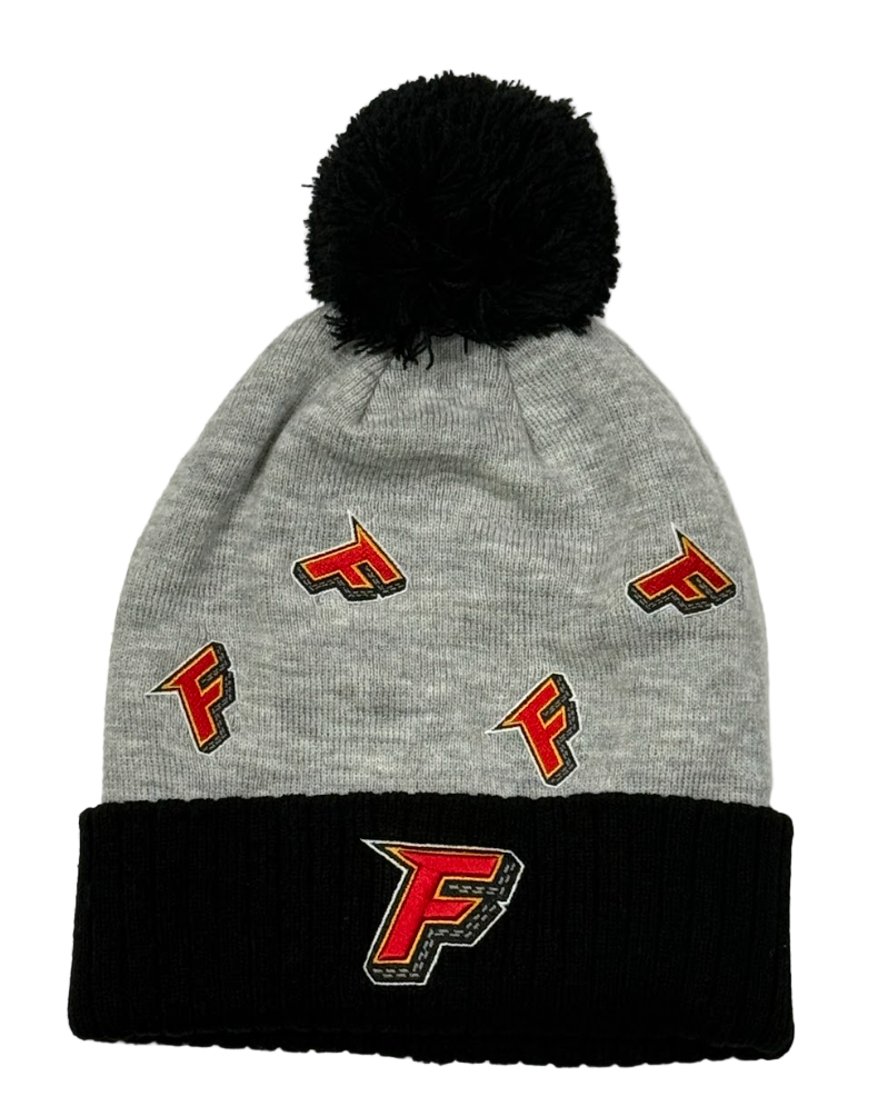 Fuel "Back In Business" Grey Knit Beanie