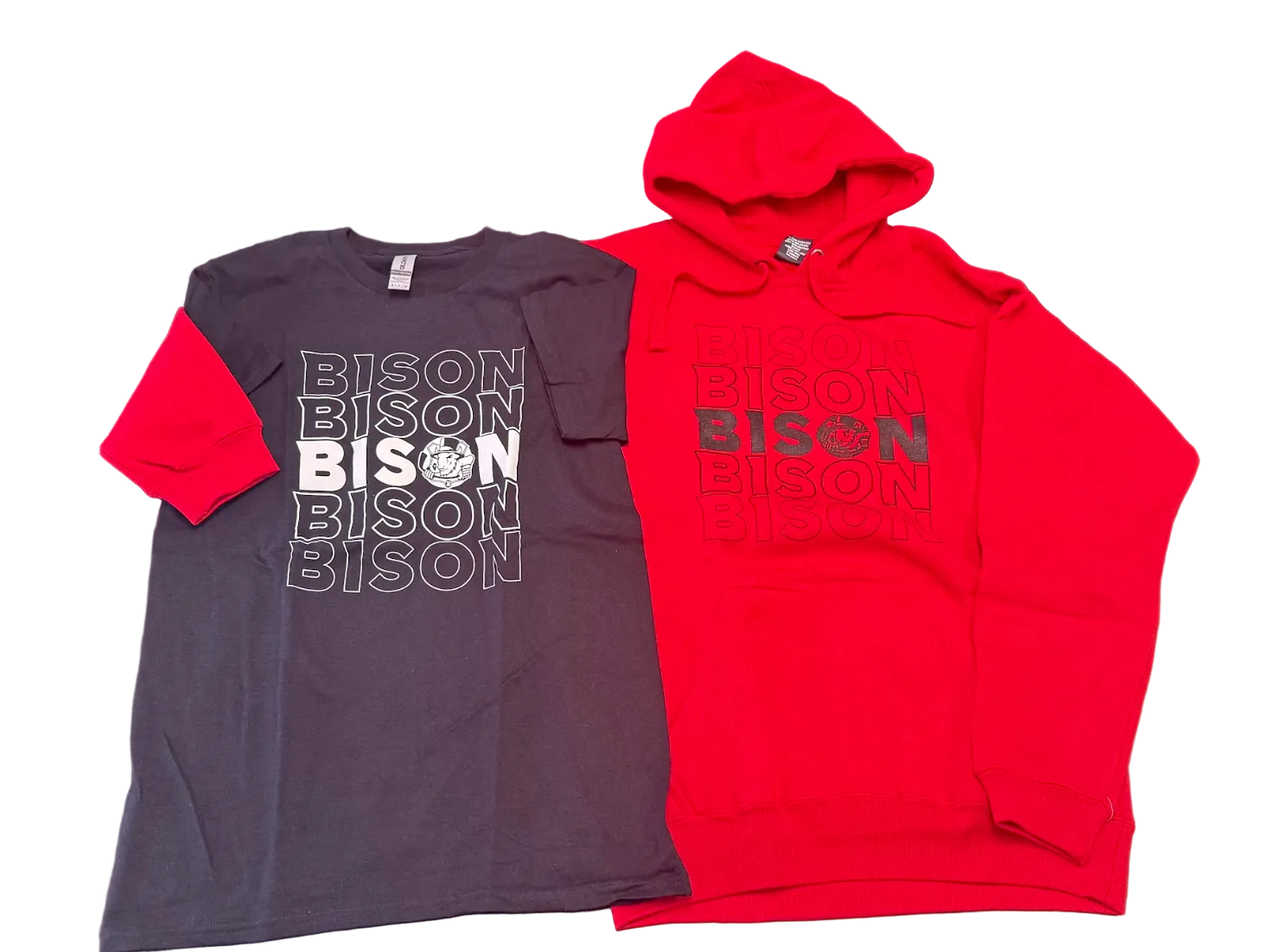 Bison Hoodie Tee Combo