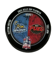 Fuel 2025 Kelly Cup Playoff Puck - Rd 1