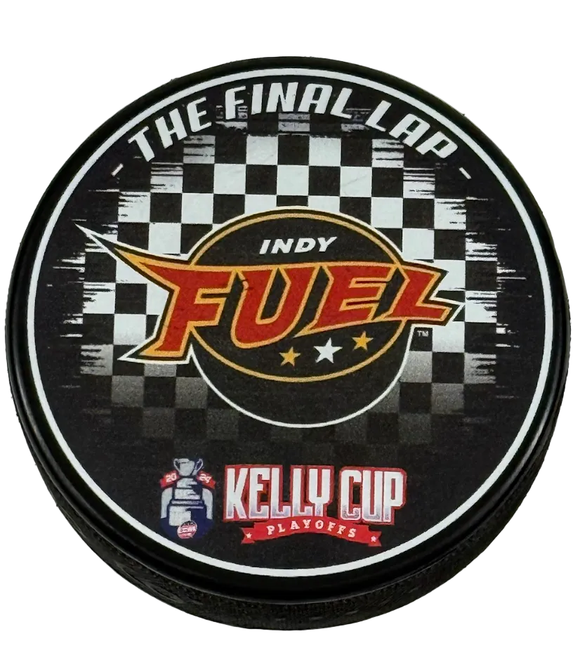 Fuel Vintage Logo 2024 Playoff Puck