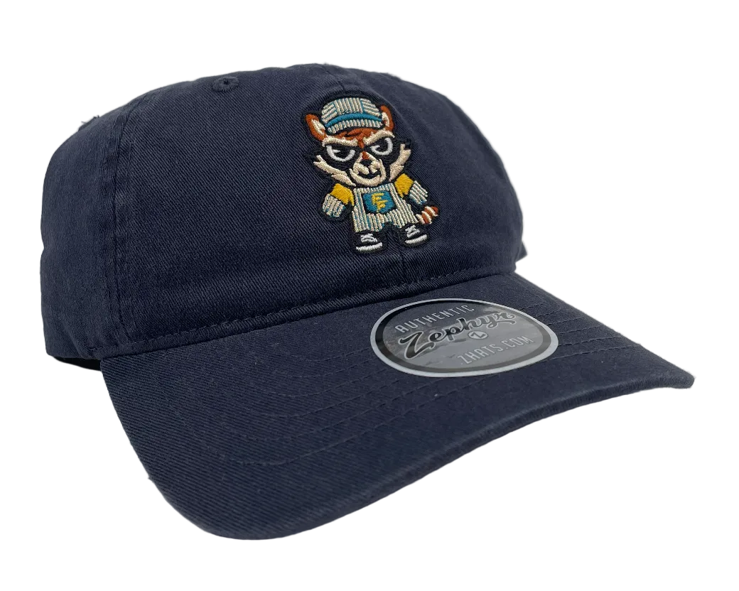 Fishers Freight Navy Hat with cartoon Bandit.