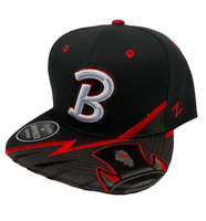 Bison Z11 Bolt Flatbill Snapback Hat