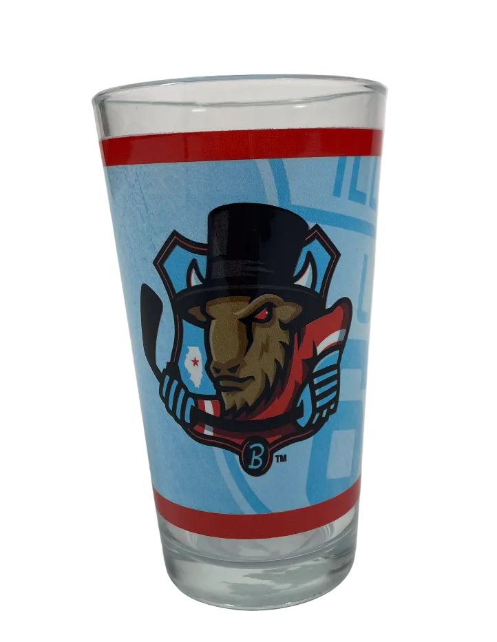 Bison Route 66 Pint Glass
