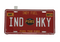 Fuel Metal License Plate