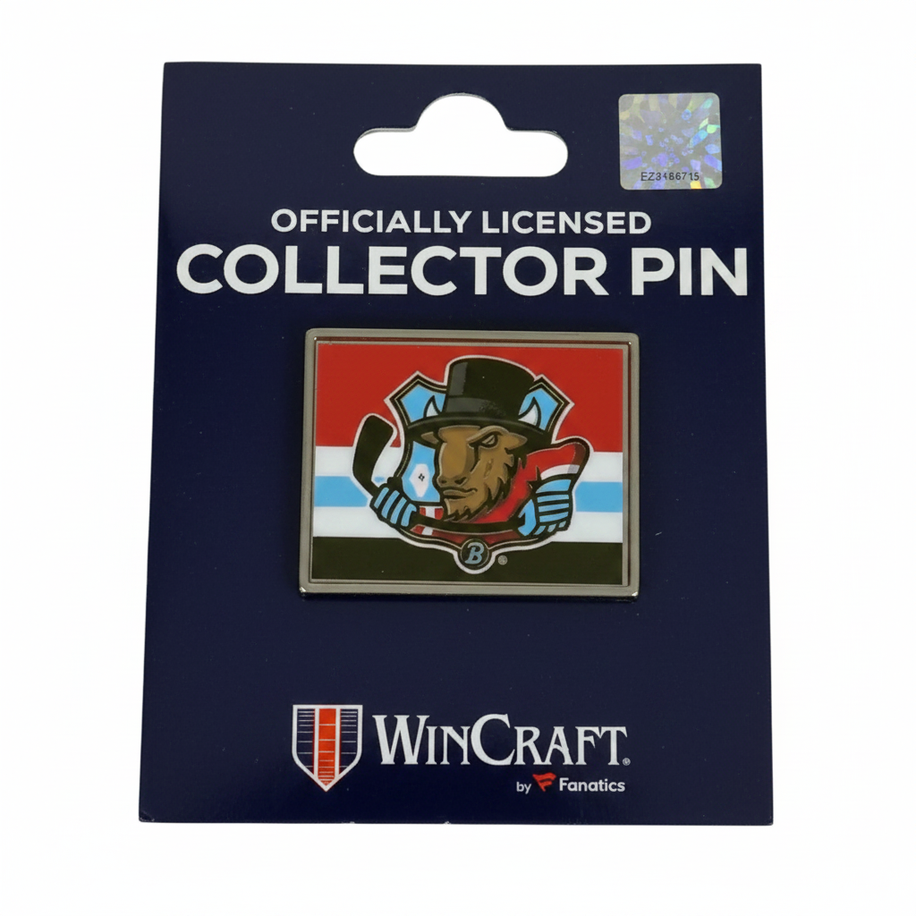 Bison Stripe Lapel Pin