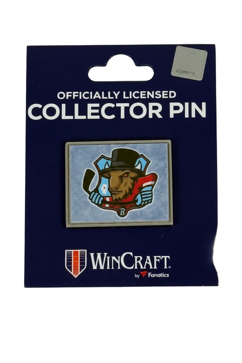 Bison Ice Lapel Pin