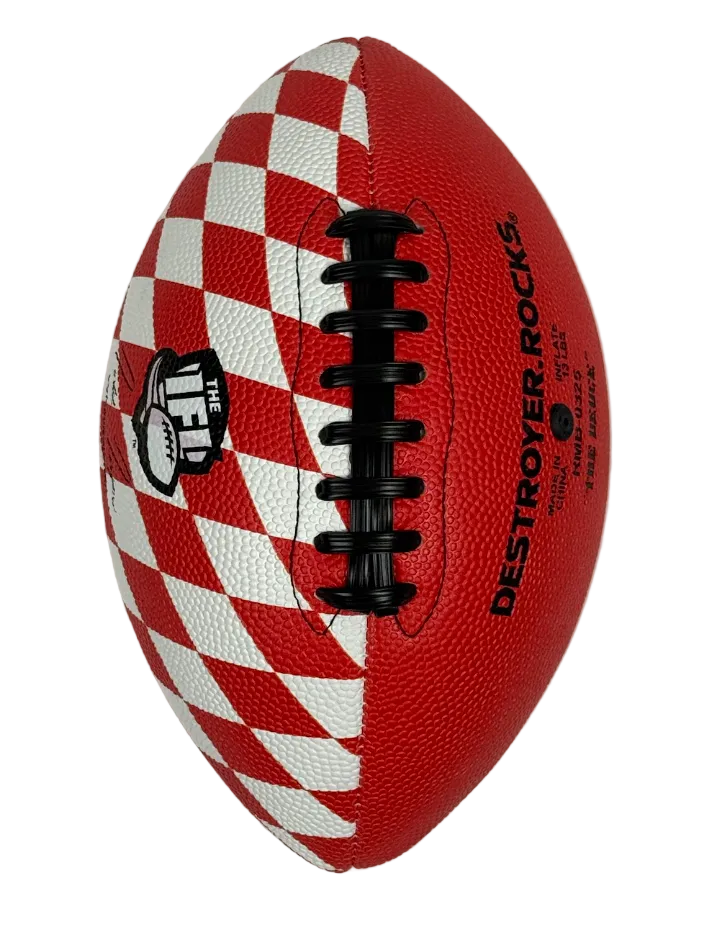 Freight Red White Football