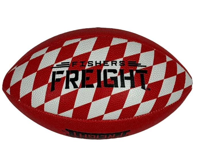 Freight Red White Football