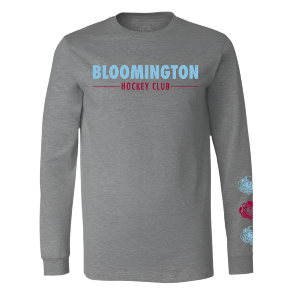 Bison Trophy Grey Long Sleeve Tee