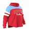 Bison Toddler Girls Reflection Red Hooded Tee